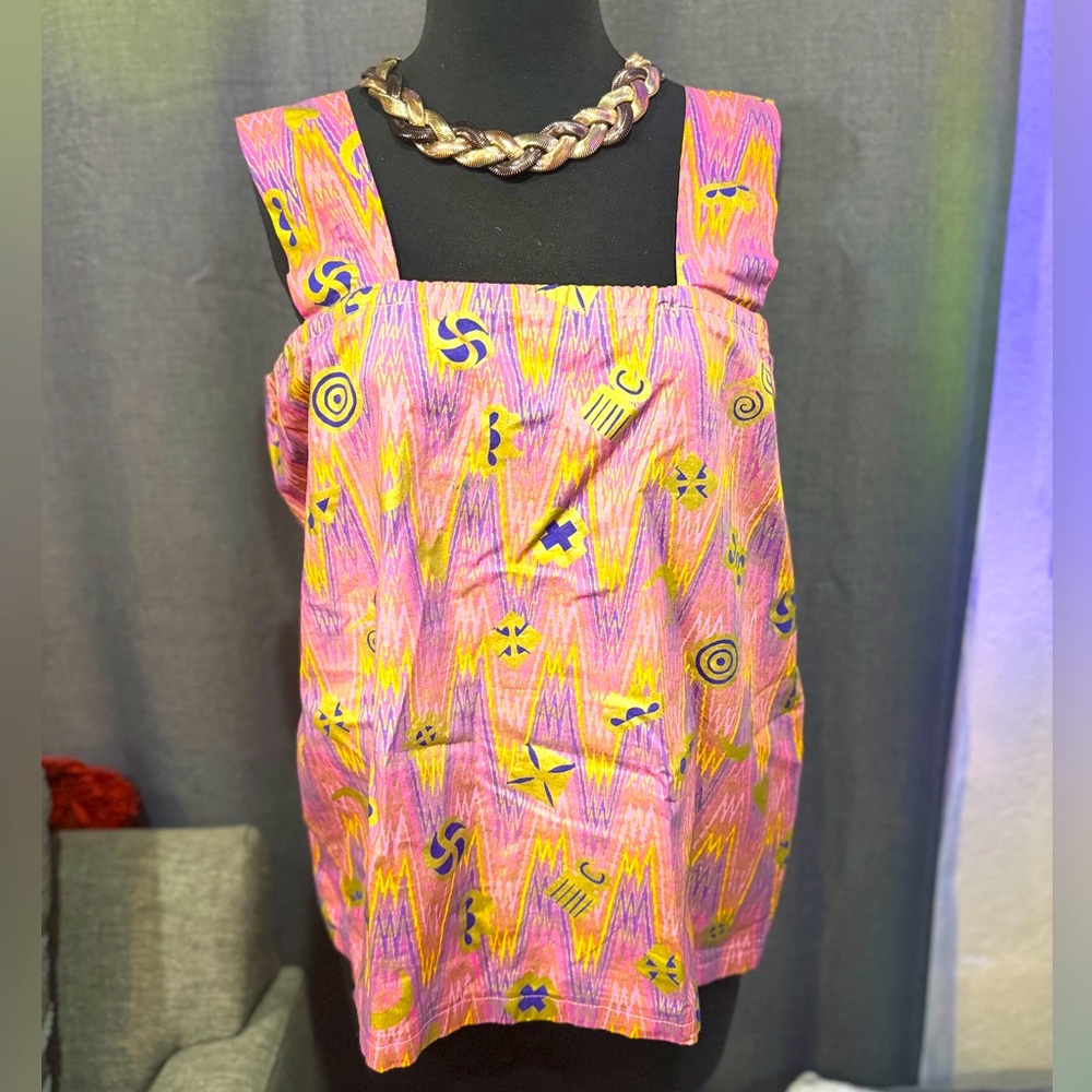 Custom one piece, CS Shamash & Sons Inc PATT#2295, multi colored top